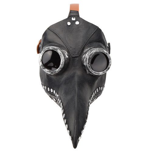 Halloween Cosplay Beak Masks Props Bird Mouth Party Costume Face Cover Decoration Toy(BlackSilver )