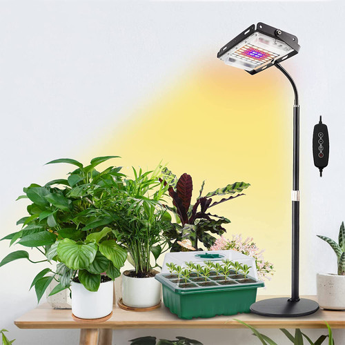 LED Plant Fill Light with Base Full Spectrum Plant Grow Light Succulent Fill Light