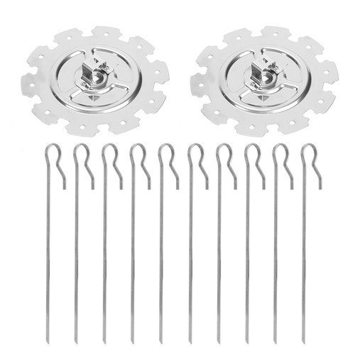 Stainless Steel Roaster Electric Oven Barbecue Skewers Needle Cage Set BBQ Grill Accessory