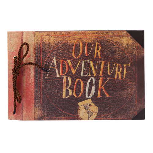Vintage Style DIY Tied Rope Album Unique Beautiful Memories Wedding Book Scrapbook (OUR)