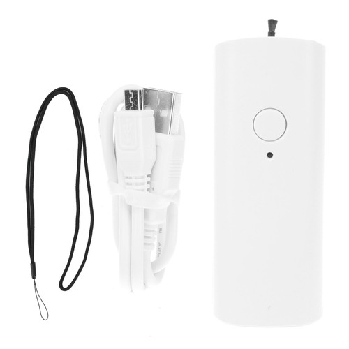 Mini Portable Air Purifier Hanging Neck Air Purifier Car Home Office Bedroom Air Purifier PM2.5 USB Charging White