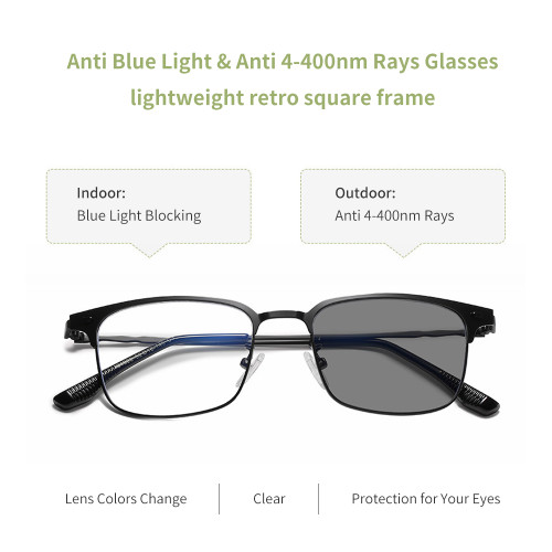 Blue Light Blocking Glasses Anti 4-400nm Rays Computer Gaming Glasses Computer Gaming Eyeglasses Lightweight Eyewear  Frame