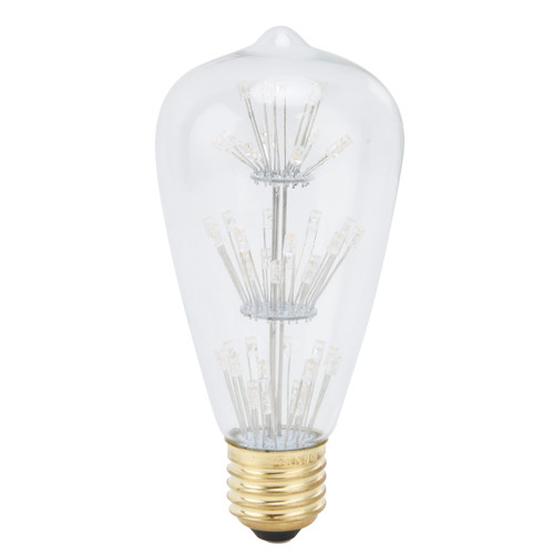 Firework Light Bulb 3W Warm LED Vintage Art Light Bulb for Festival Party Yard Bedroom Decoration 85‑265V