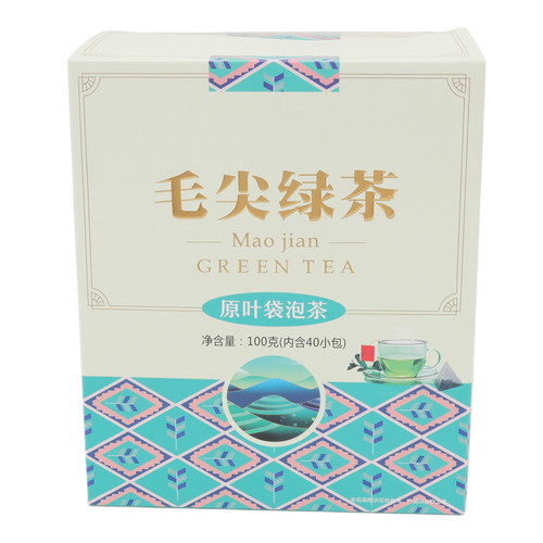 Tippy Tea Chinese Green Tea Bag Highly Flavored Type Drink Beverage 40 Count 100g
