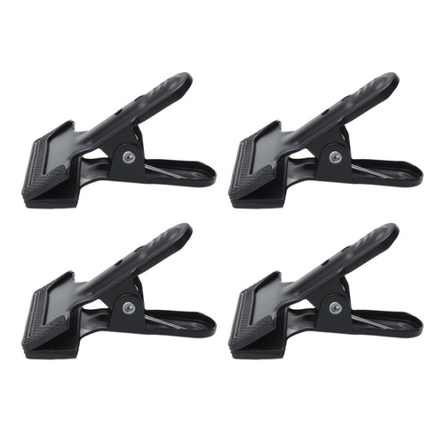 4pcs Woodworking A Clip Heavy Duty Anti Slip Metal Wide Mouth Spring Clamps for Photography Backdrops
