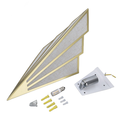 Modern Fabric Wall Lamp E14 Wall Light LED Bedside Lamp for Household Hallway 110‑