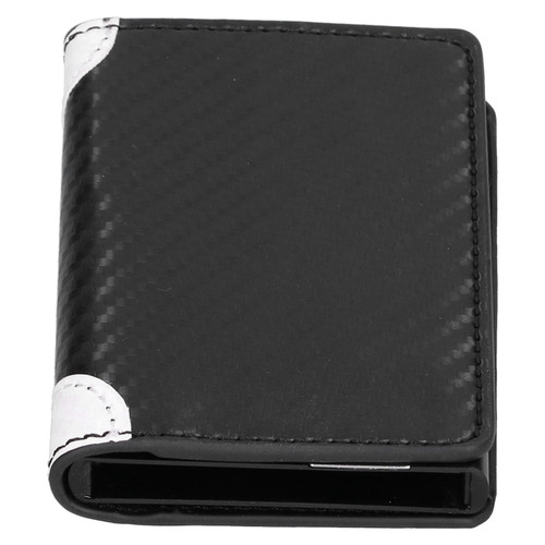 PU Leather Card Case Holder Front Pocket Wallet Change Purse Credit Card Pockets for Men Women