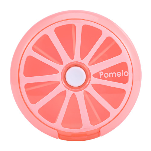 Rotatin Pillbox Pill Container Easy to Carry Medicine box Medicine Vitamin Box Case Storage