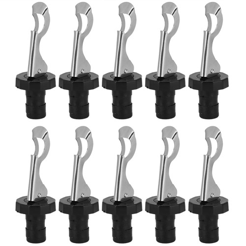 10PCS Silicone Press Wine Bottle Stoppers Leakage‑Proof Vacuum Sealed Plug Bar Kitchen Tools