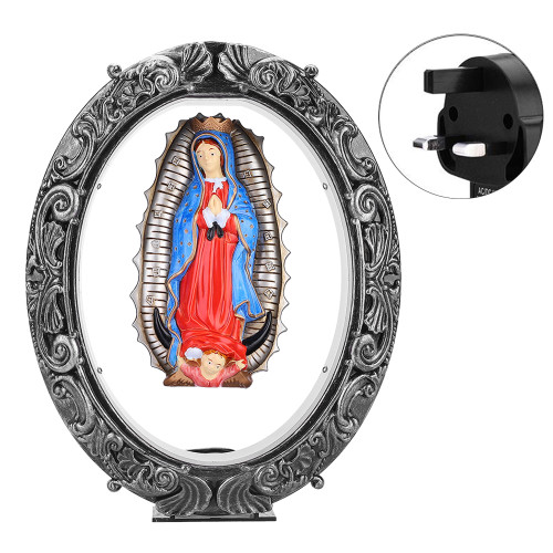 Magnetic Floating Relicious Virgin Mary Ornament Home Office Decor Gift Colorful