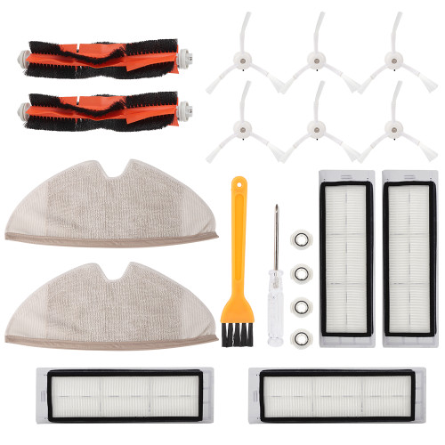 20Pcs Household Robot Vacuum Cleaner Accessories Dust Box Filter Brush Kit Fit for Xiaomi Mijia