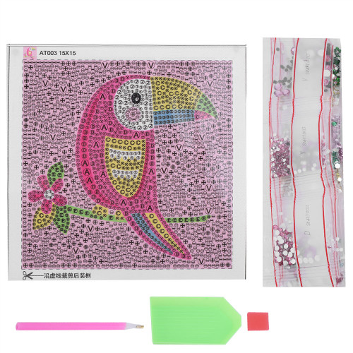 DIY 5D Full Drill Diamond Painting Bird Embroidery Cross Stich 3D Home Decoration Kids Toys