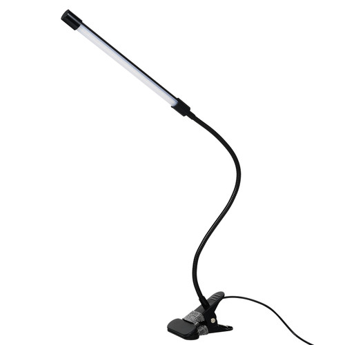 DC5V 10W 36 LED Clamp Clip Desk Lamp USB Powered Operated/ 3 Colors Temperature Changing/ 10 Levels Adjustable Brightness Dimmable/ Flexible Bendable Goose Neck Design/ Adjustable Illumination Angle for Living Room Study Room Library Office Student