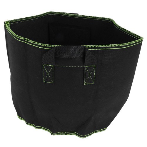 Plant Growth Bag Degradable NonWoven Vegetable Flower Planting Pot with Handles Black(5 Gallon )