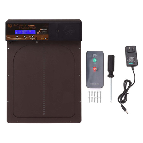 Chicken Coop Door 100 V to  Light Sensing Timing Remote Control Waterproof Auto Chicken House Door For Poultry House
