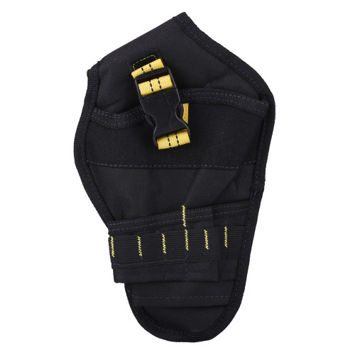 Portable Electric Drill Holder Oxford Storage Bag Holster Tool Pocket Pouch(Yellow Braid)
