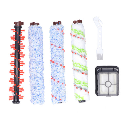 Multifunction Brush Filter Set Roller Brushes Replacements for Bissell 1866 1785 Handheld Vacuum Cleaner