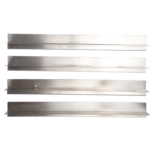 4Pcs Stove Gap Cover Stainless Steel Heat Resistant Easy Clean Versatile Oven Gap Filler Guard