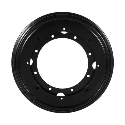 Heavy Duty Round Galvanized Lazy Susan Turntable Bearing Rotating Swivel Plate (9" Black)