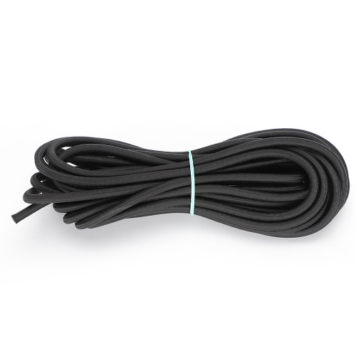 7mm 10m / 32.8ft Clothes Round Elastic Rope Cord with Strong Elasticity for Clothing DIY Black