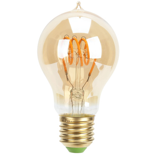 A60 E27 LED Bulb Antique 4W Dimmable Filament Lamp Bulb Coffee Shop Decoration  Warm Light
