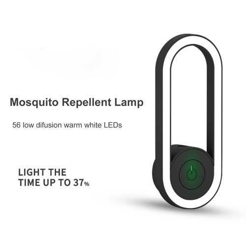 Ultrasonic Mosquito Repellent Lamp LED Night Light Electric Mosquito Mite Killing Lamp Fly Bug Trap Lamp for Indoor Home Use