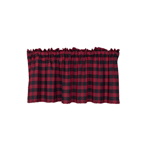 Polyester Plaid Kitchen Curtain Modern Simple Door Valance Curtain Coffee Curtain