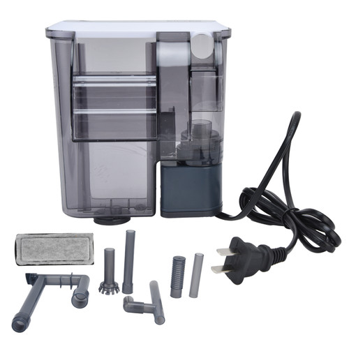 Fish Tank Filter Thin WallMounted Small MultiFunctional Lightweight Aquarium Filter with Degreasing Film CN
