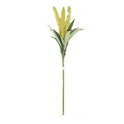 Simulated Ears of Wheat 3 Heads Realistic Wheat Ear Bouquet for Decorations Photo Props
