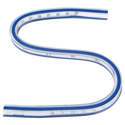 Flexible Curve Ruler Measurement Tool for Drawing Painting Graphics and Garment Design (30cm)