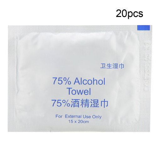20pcs Disposable Wet Cleaning Wipes Wet Paper Soft Non Woven Wet Wipes Paper
