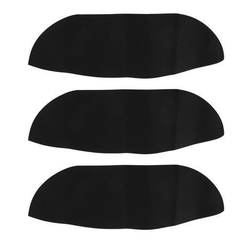 3PCS Planter Basket Liner Felt Fabric Window Box Liner Replacement for Hanging Plant Flower Garden Fence Black 61cm/24in