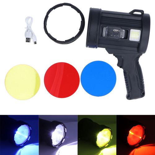 Spotlight Flashlight Energy Saving Environmental Protection Smart Battery Display Flash Light