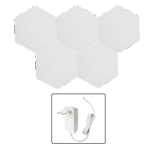 Innovative Hexagonal Shape DIY Wall Decorative Lamp Home Light for Bedroom Living Room Decoration
