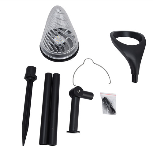 LED Solar Lawn Lamp Waterproof Ground Insert Landscape Lamp for Outdoor Garden Decor Warm LightWhite Light