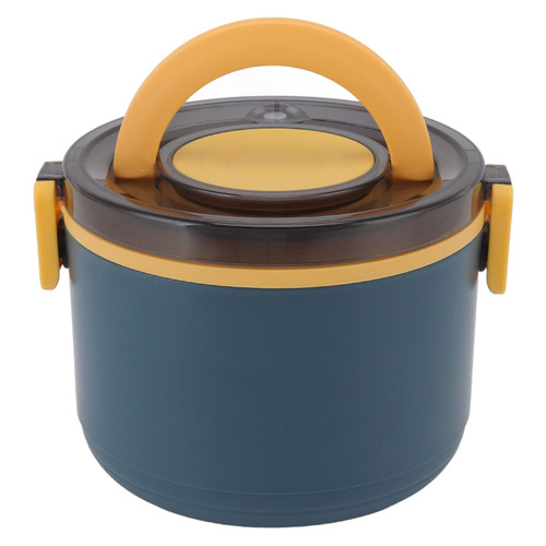 Lunch Box 1000ml Detachable Compartment Design Leakage Proof Portable Bento Box for Home Office Picnic for Students Blue