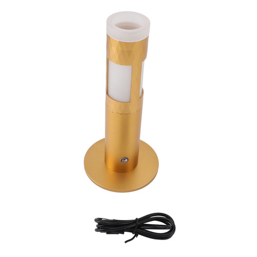 Vase Table Lamp Battery Powered USB Rechargeable Cordless Dimmable Flower Vase LED Bedside Touch Lamp for Bedroom Living Room Gold