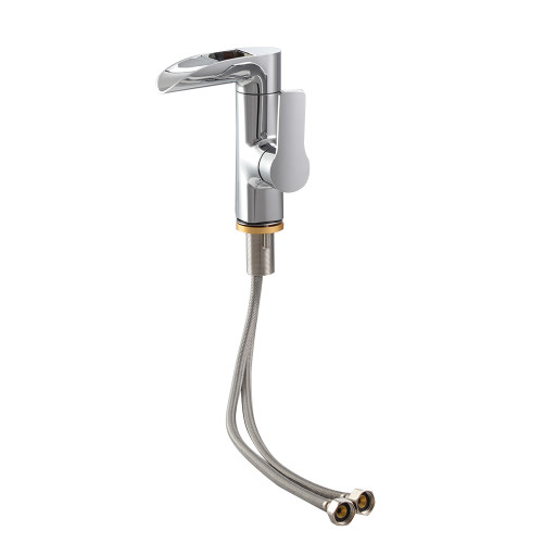 Household Bathroom Sink Faucet Simple Rotatable Basin Faucet Washbasin Faucet ( 9/16")