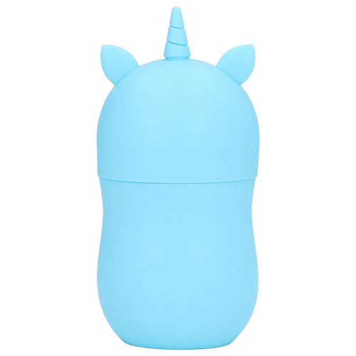 Ice Massage Roller Silica Gel Face Massage Shrink Pore Portable Facial Ice Roller Skin Care Ice Cube Tray Blue