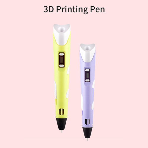 3D Printing Pen Apply with 1.75mm Filament ABS PLA Support Temperature Speed Heat Dissipation with LED   Screen DIY for Teen Children and Adults Christmas Birthday Gift