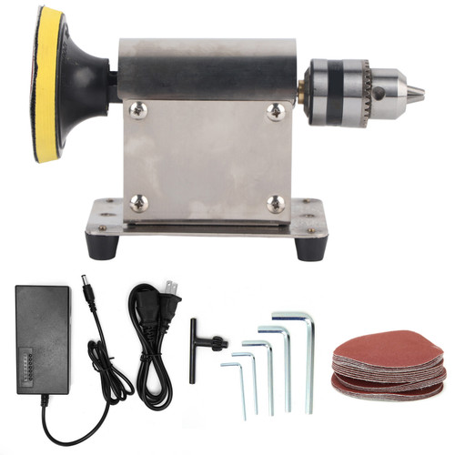 Electric Carving Grinder Benchtop Jewelry Polishing Machine Woodworking Sander Tool AC 110‑240VUS Plug 775(100W)