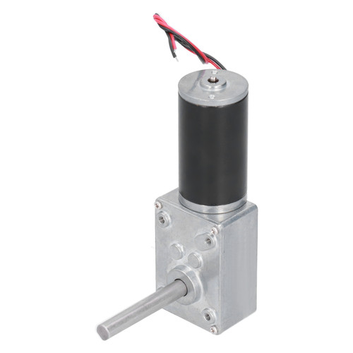 Worm Gear Motor DC Self Locking Mini Speed Reduction Electric Gear Box Reducer EngineDC24V 80RPM