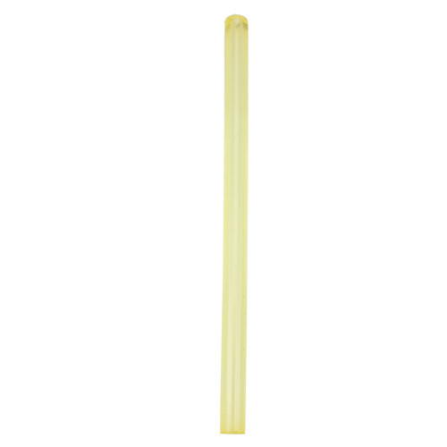 High Quality Polyurethane Round Hollow PU Rod Yellow 25mm  OD 8mm Bore 500mm Long