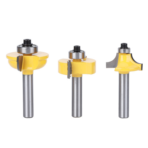 3Pcs/Set Cemented Carbide Router Bits Milling Cutter Accessories Woodworking Tools1