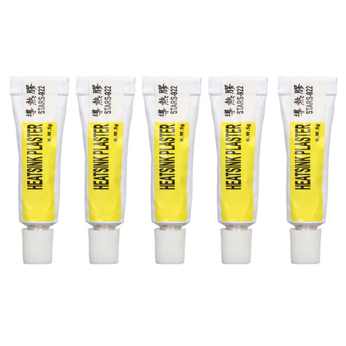 5PCS CPU Thermal Paste 300℃ Heat Resistant Insulated Thermal Silicone Grease for 3D Printer
