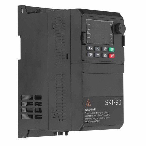 SAKO Vector Frequency Converter Heavy Duty Inverter 1PH AC220V Input 3PH AC0‑ Output 0.75KW Universal VFD for Lathe