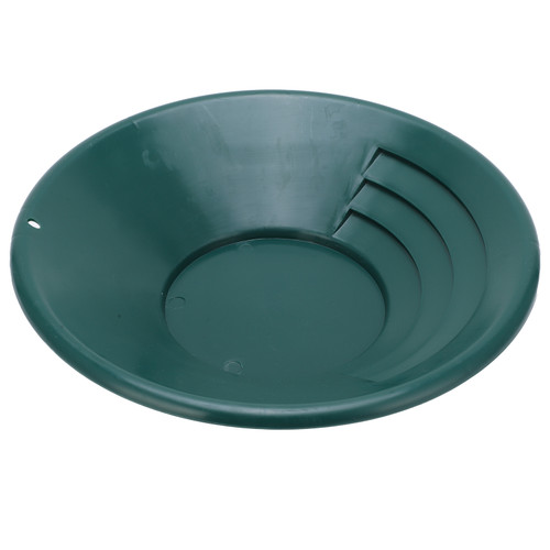 350mm Gold Panning Pan Round Sifting Classifier Manual Gold Washing Pan Tool Green