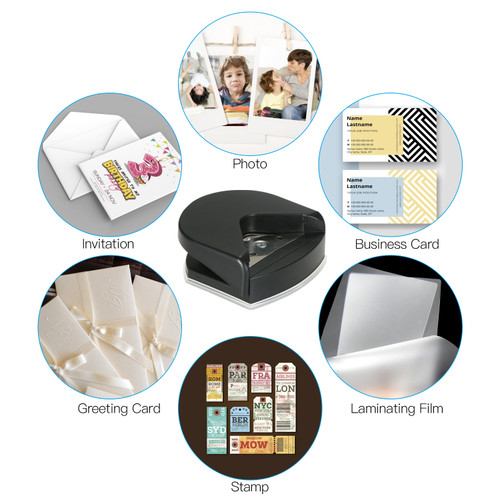Mini Portable Corner Rounder Punch Round Corner Trimmer Cutter 4mm for Card Photo
