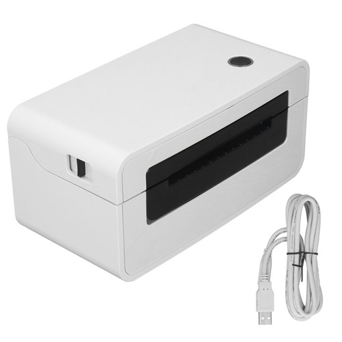 Thermal Label Printer USB Bluetooth 50 To 108mm Width Printable Shipping Label Printer for Express Logistics 200‑240V