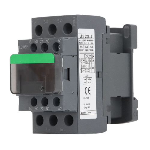 32A 380V AC Contactor High Sensitivity Strong Conductivity Stable Contact Low Voltage Power Contactor 1NO 1NC AC48V